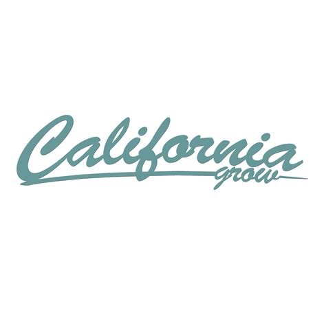 california logo california grow