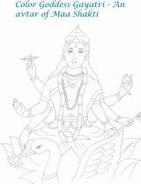 Navratri Gayatri Navaratri sketch template