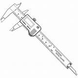 Caliper Clipartmag Drawing sketch template