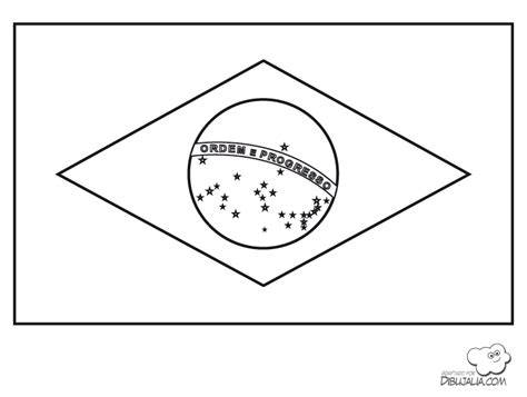 Cómo Dibujar La Bandera De Brasil 】 Paso A Paso Muy Fácil