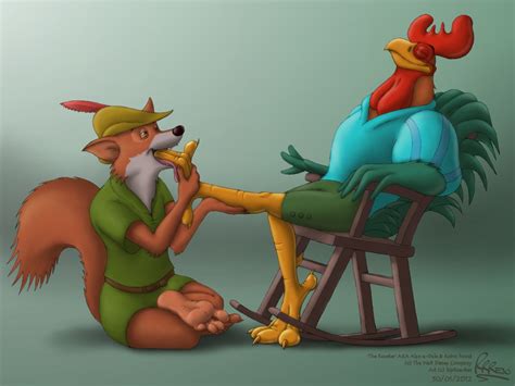 Alan A Dale And Robin Hood Of Foxes And Fowl By