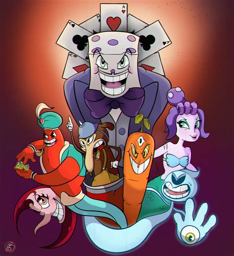 Cuphead Bosses By Anthramen On Deviantart