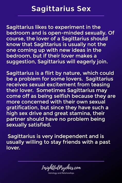 Sagittarius Sex Life The Good The Bad The Hot In 2022
