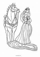 Coloring Rapunzel Tangled sketch template