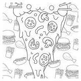 Pages Coloring Tulamama Printables Clipart Dessert Food sketch template