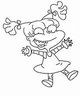 Rugrats Coloring Pages Angelica Pickles Happy Face Tommy Printable Color Draw Getcolorings Sheets Kids Getdrawings Choose Board sketch template