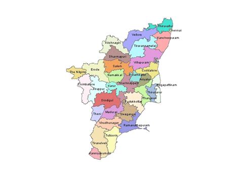 Dharmapuri District Map Tamil Nadu New River Kayaking Map