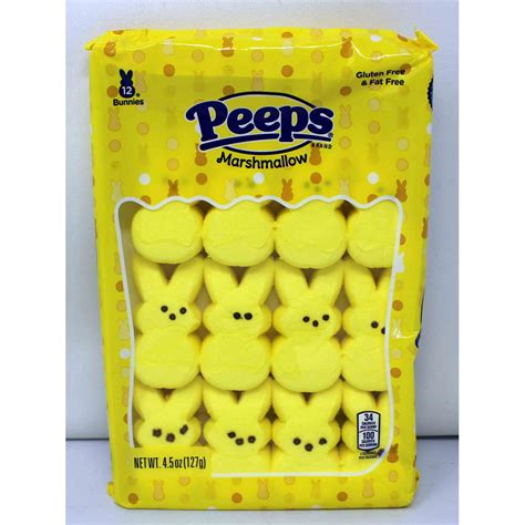 peeps marshmallow bunnies pack   yellow walmartcom walmartcom