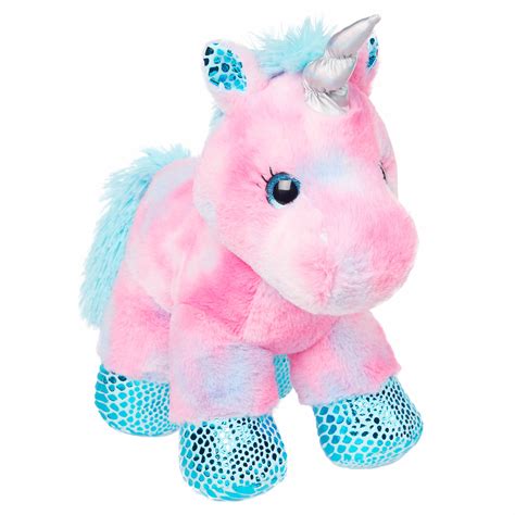 celebrate large plush blue pink unicorn walmartcom walmartcom
