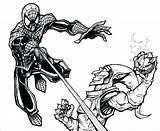 Spiderman Goblin Green Coloring Pages Vs Printable Colouring Color Deviantart Getcolorings Print Cheap Parker Library Clipart Peter Popular Coloringhome Source sketch template