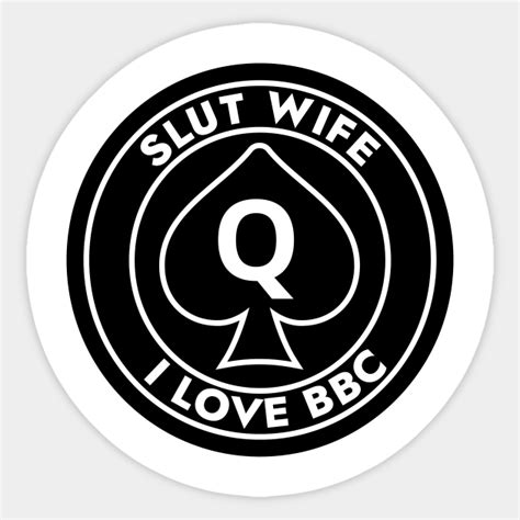 bbc slut wife slutwife sticker teepublic
