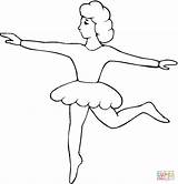 Ballet Coloring Pages Drawing sketch template