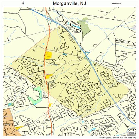 morganville  jersey street map