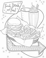 Dover Diner Dazzlings Doverpublications sketch template
