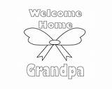 Welcome Coloring Pages Grandpa Wonderful Hope If sketch template
