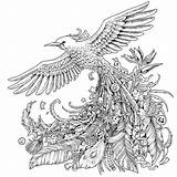 Vogels Kleurplaat Downloaden Uitprinten sketch template