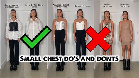 do s and don ts for flat chests youtube