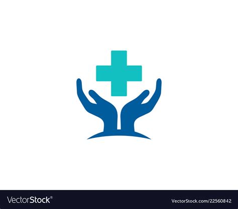 medical care logo icon design royalty  vector image