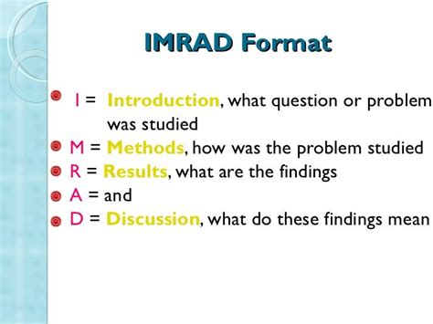 format  imrad thesis  writing center writing cover letters