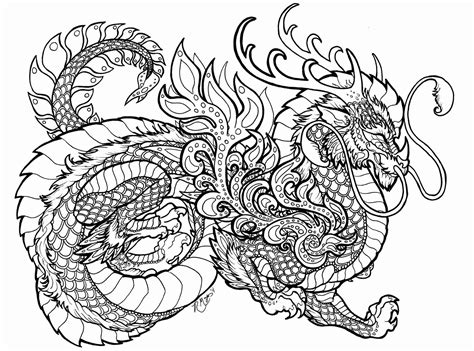 adult coloring pages dragons  getdrawings