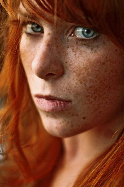 freckled redhead face pinterest