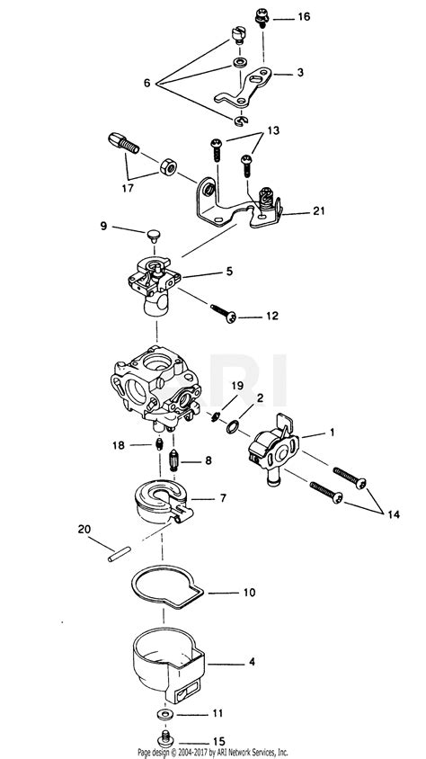 walbro carburetor wyf   parts diagram  wyf   parts list