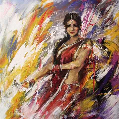 abstract paintings  indian dance acid cat paint