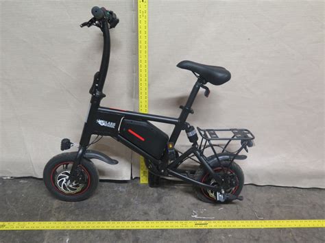 glare wheel hlt  black electric bike  rear carrier rack oahu auctions