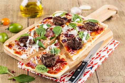 pizza fuer fleischliebhaber rezepte optigrill tefal