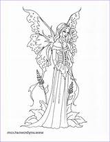 Mystical Fairies Mythical sketch template