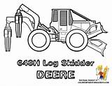 Coloring Pages Skidder Logging John Deere Construction Clipart Equipment Machine Colouring Digger Printable Cat Excavator Heavy Cliparts Kids Library Books sketch template