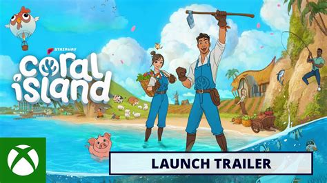 coral island game preview  pc game pass launch trailer humble