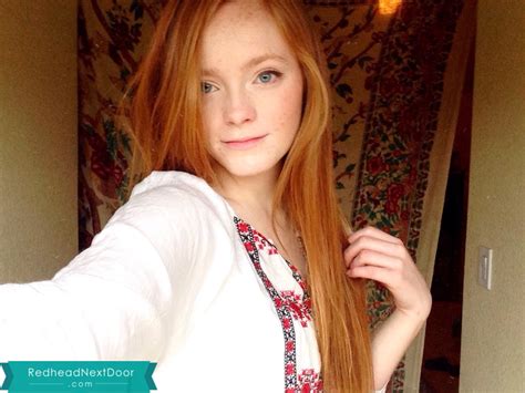 Cute Selfie Thank You For Sharing Redhead Next Door