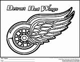 Coloring Pages Detroit Red Wings Hockey Tigers Logo Tundra Toyota Colouring Vector Piston Pistons Nhl Printable Sheets Print Kids Getdrawings sketch template