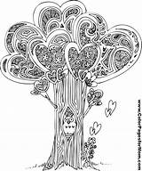 Coloring Pages Tree Mandala Adult Colouring Owl Colorpagesformom Book Adults Print Color Heart Life Hearts Printable Advanced Showing Mandalas Sheets sketch template