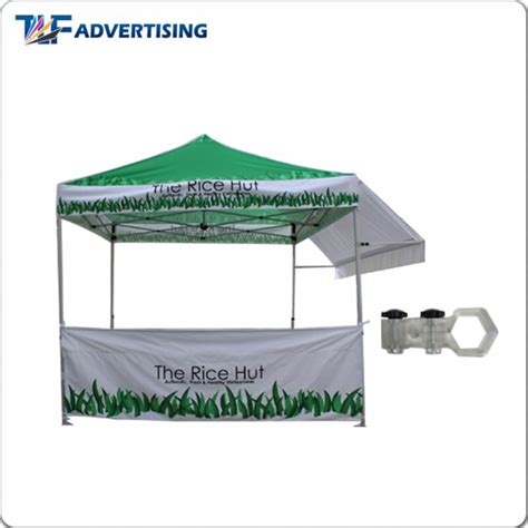 portable market canopy awning market stall display tent printed flag foldingtent maker easy