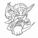 Skylanders Coloring Pages Elf Stealth Spyro Daggers Colouring Skylander His Pages2color Elfo Whirlwind Polar Mage Chompy Coloriage Last Sonic Info sketch template