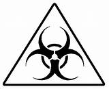 Biohazard Symbol Clipart Sign Cliparts Clip Signs Warning Gif Clipartbest Heavy Yellow Metal Library sketch template