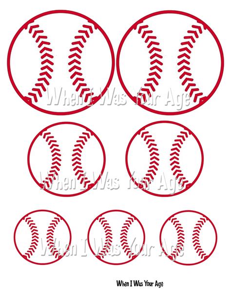 instant  printable baseball image  wheniwasyourage
