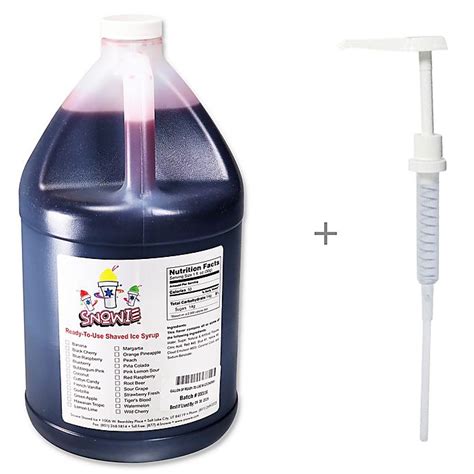 snowie™ 1 gallon wild cherry flavored syrup bed bath and beyond