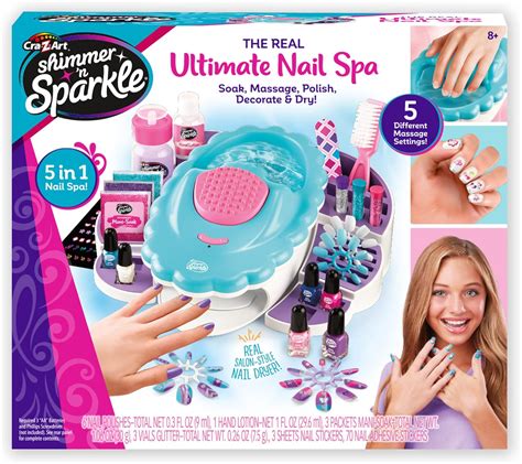 shimmer  sparkle nail spa review girls styles