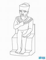 Kheops Egypte Pharaoh Egyptian Sarcophagus Coloriages Imprimer Ligne sketch template