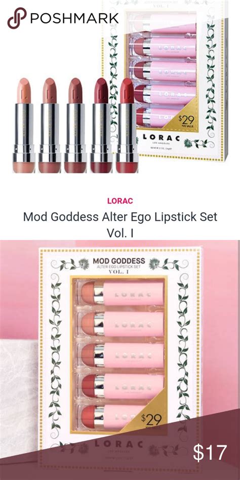 Lorac Mod Goddess Alter Ego Lipstick Set Vol 1 Kit Brand
