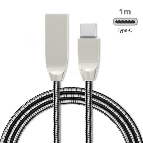 metal  sharp zinc alloy spring type  data charging cable usb   usb  cable black