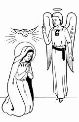 Immaculate Conception Coloring Pages sketch template