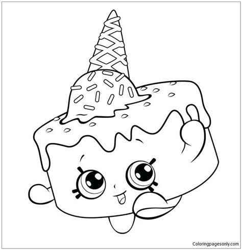 shopkins image  coloring page  printable coloring pages