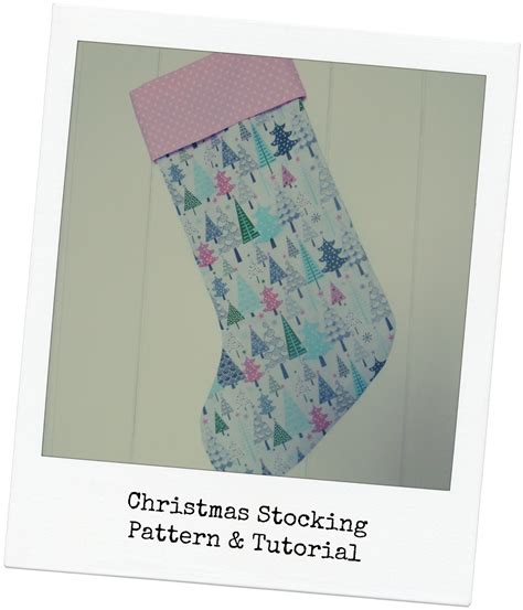 sewing pattern christmas stocking   sew  fully lined easy