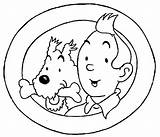 Tintin Milou Tin Disegni Flaky Struppi Coloring Colorare Centerblog Ausmalbild sketch template