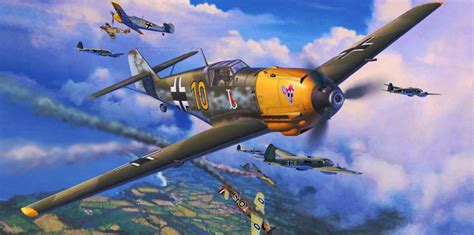 ww war art painting airplane aviation wallpapers