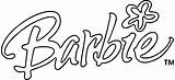 Barbie Coloring Text Style Wecoloringpage sketch template